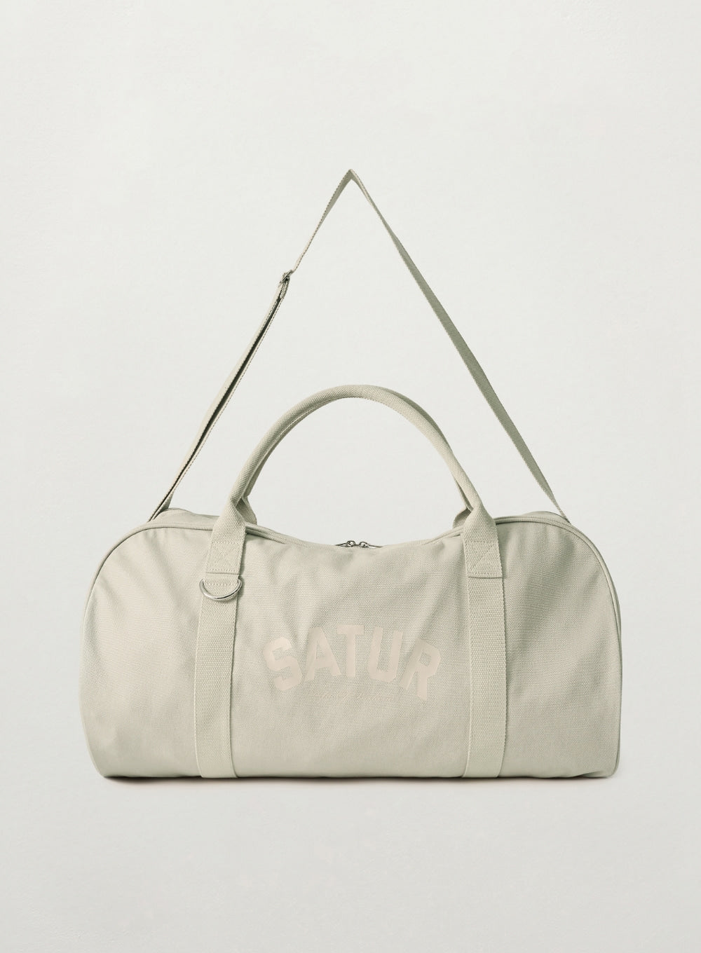 Satur Canvas Big Duffle Bag - Light Khaki