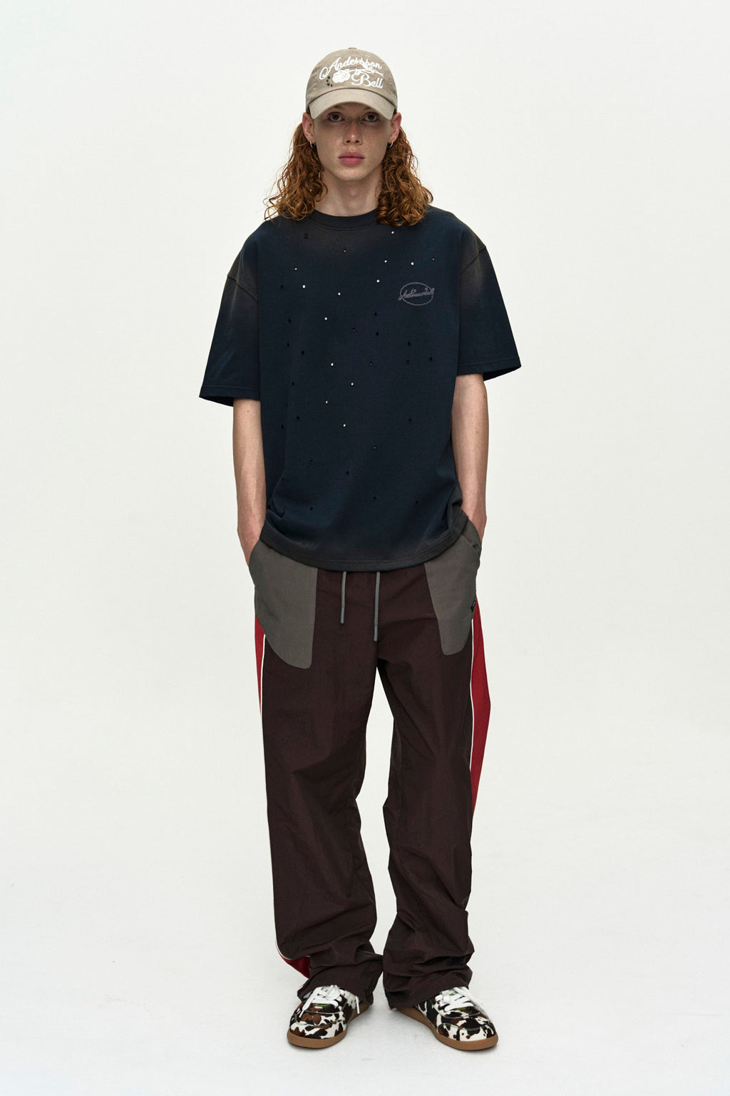 Andersson Bell Unisex Color Block Nylon Track Pants