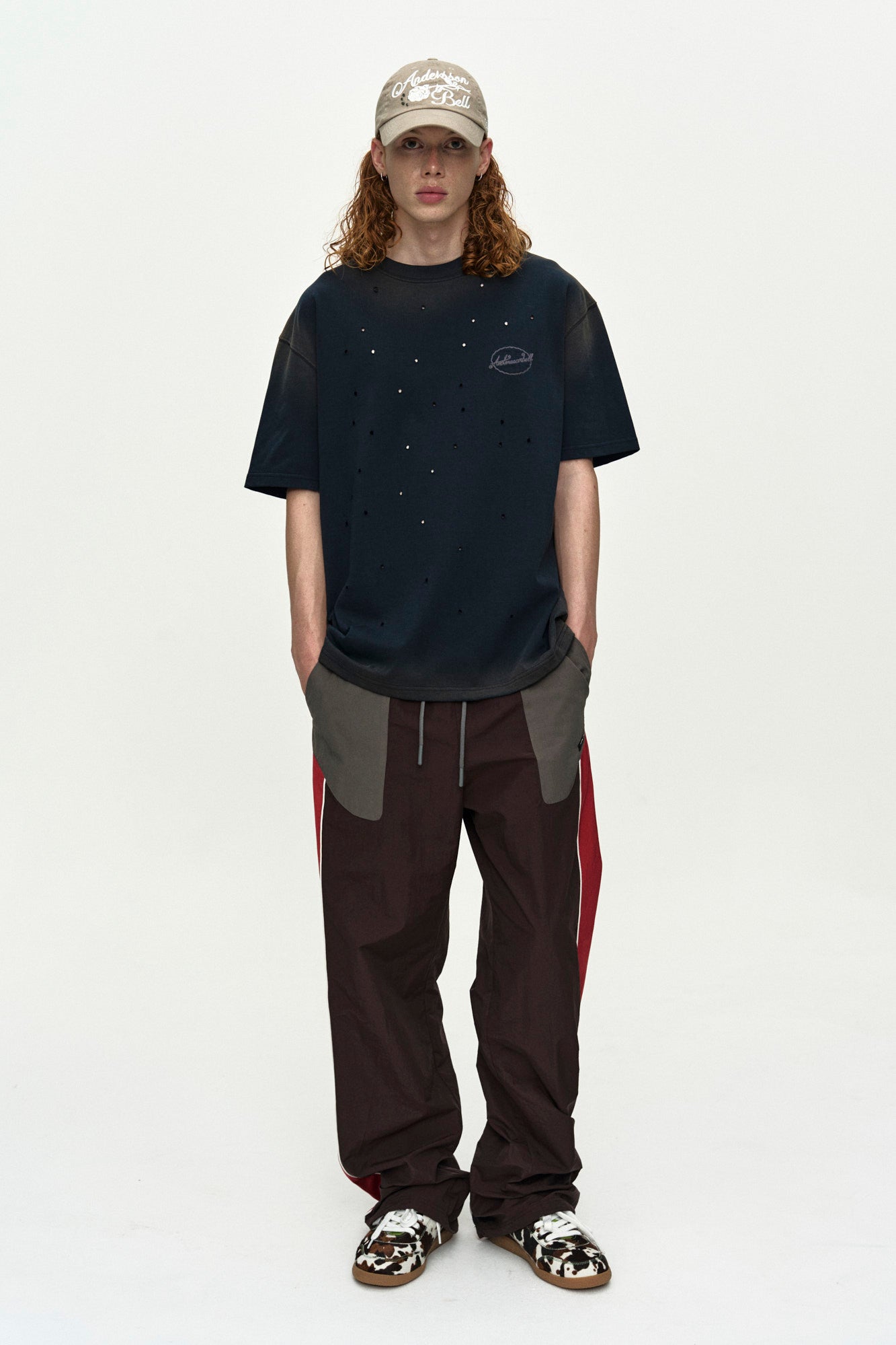 Andersson Bell Unisex Color Block Nylon Track Pants