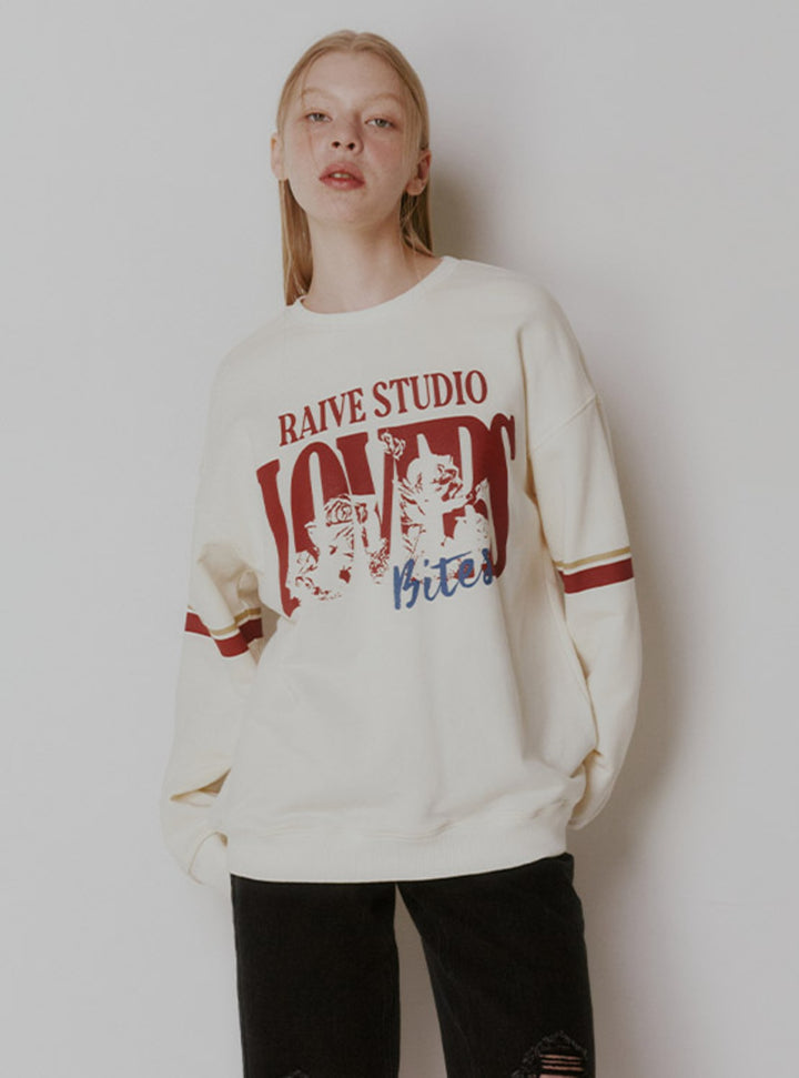 Raive Lovers Graphic Sweatshirt