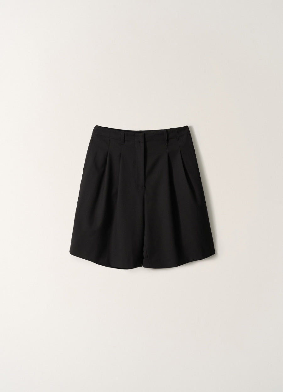 Nothing Written Serene Tailored Shorts (Black)