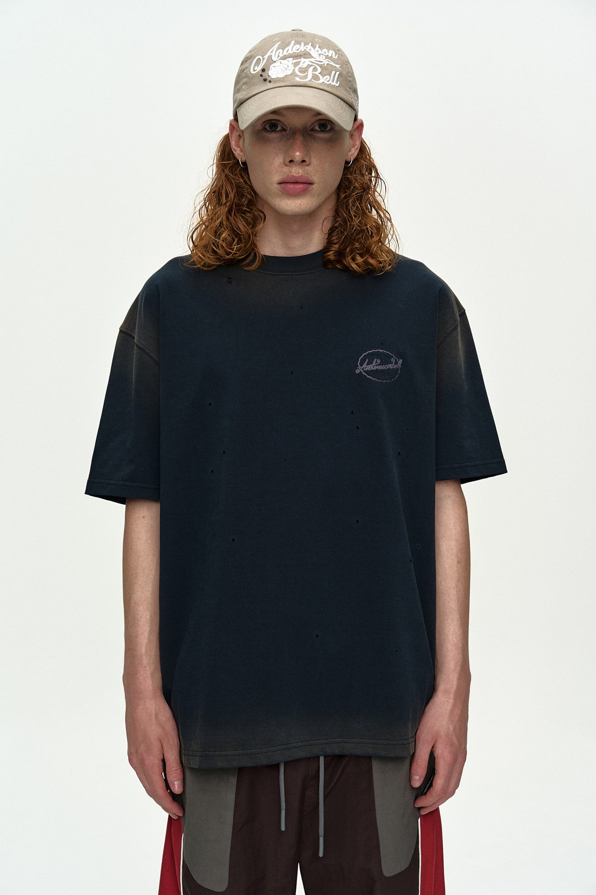 Andersson Bell Gradient Damage Washed T-Shirt