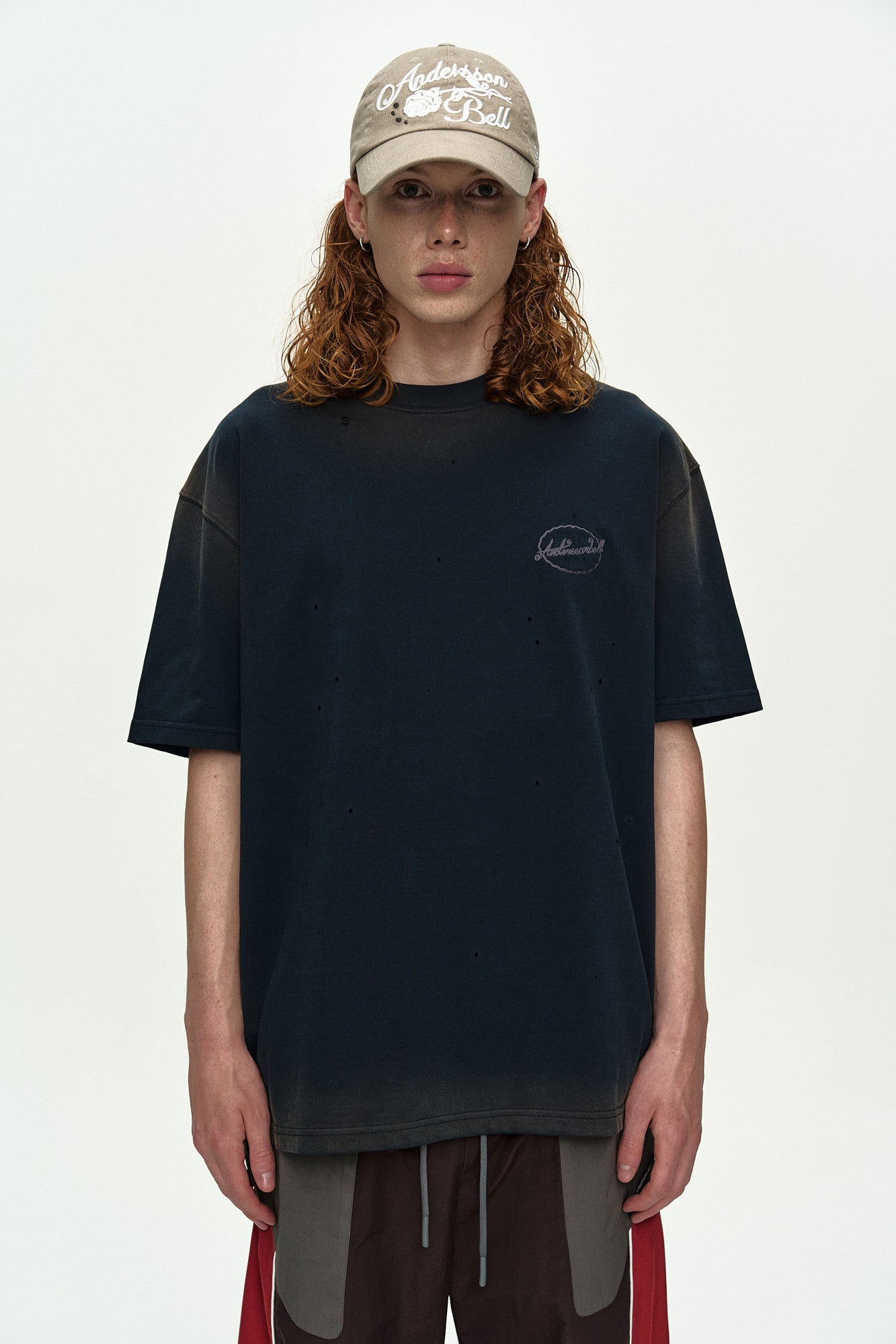 Andersson Bell Gradient Damage Washed T-Shirt