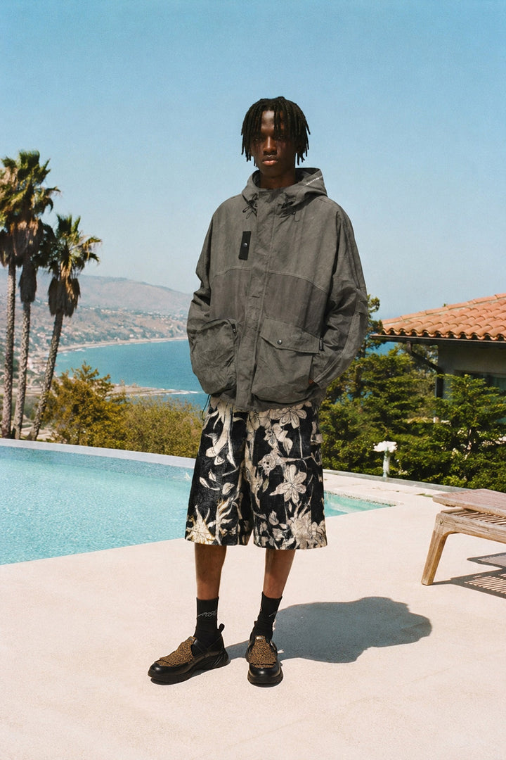 Andersson Bell Flower Printed Carpenter Shorts