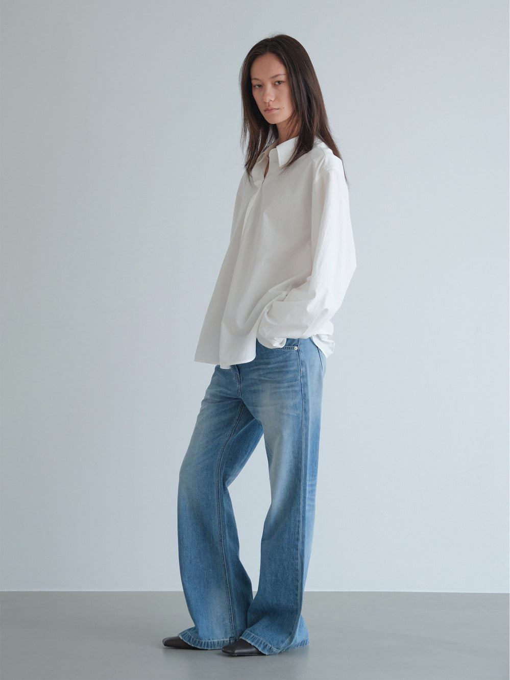 [Low Classic] Bootcut Light Denim_Blue