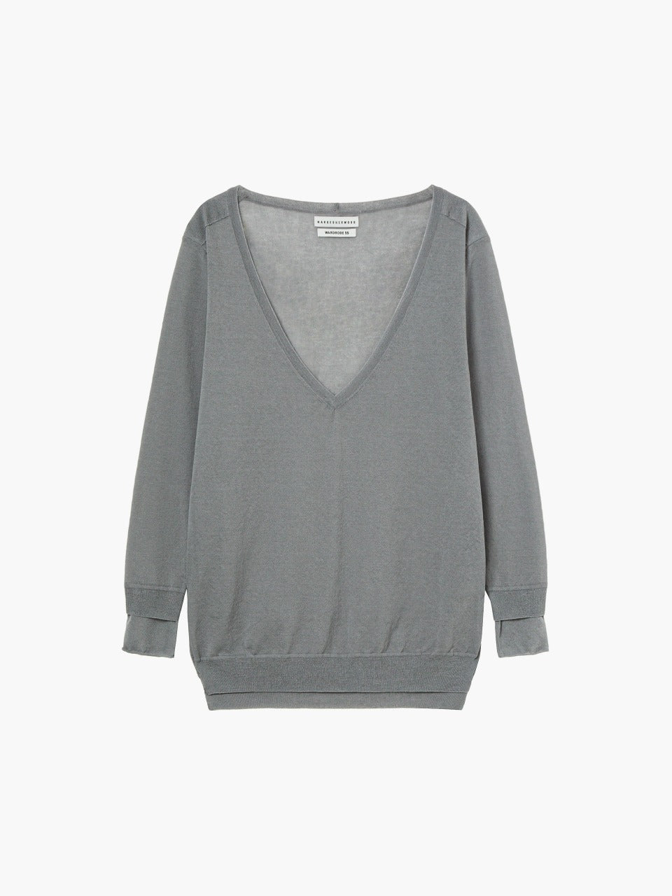 Margesherwood Deep V-Neck Pullover grey