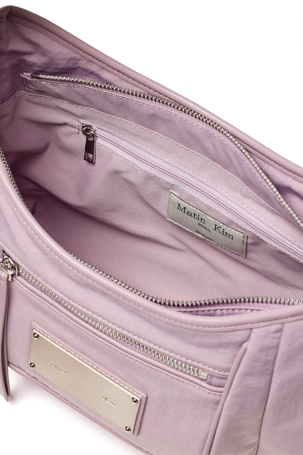 [matinkim] NYLON POCKET BAG IN LILAC