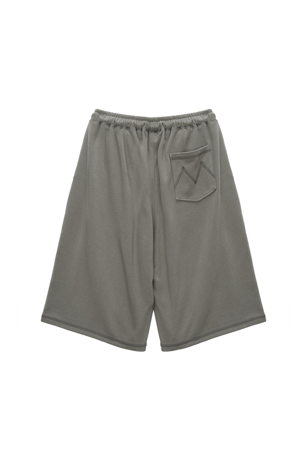 Matinkim Stitch Label Half Sweatshorts IN Khaki