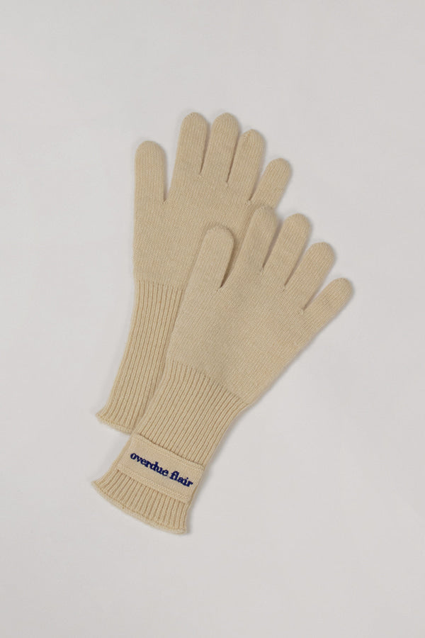 Overdueflair Soft Cashmere Gloves Cream Butter