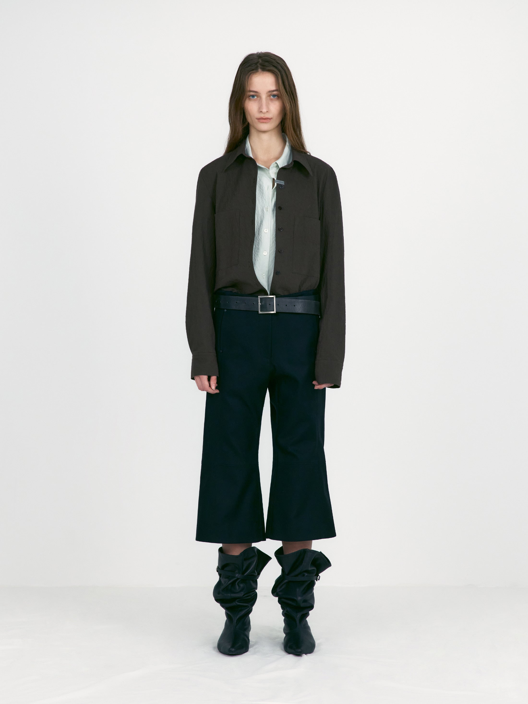 [low_classic] Crumpled Slim-Fit Shirt
Mint