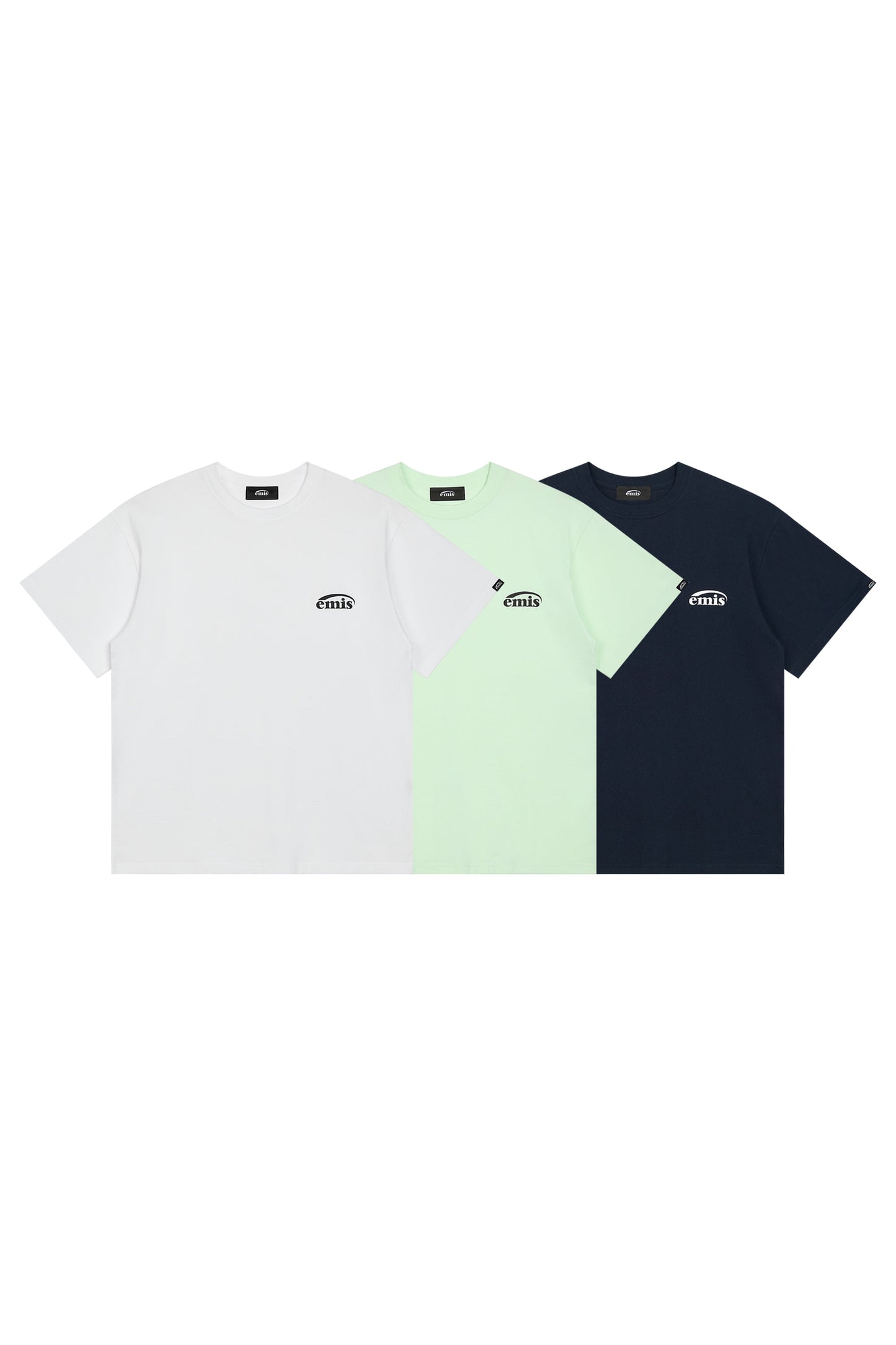 3PACK T-SHIRT SET C (WH/MN/NA)