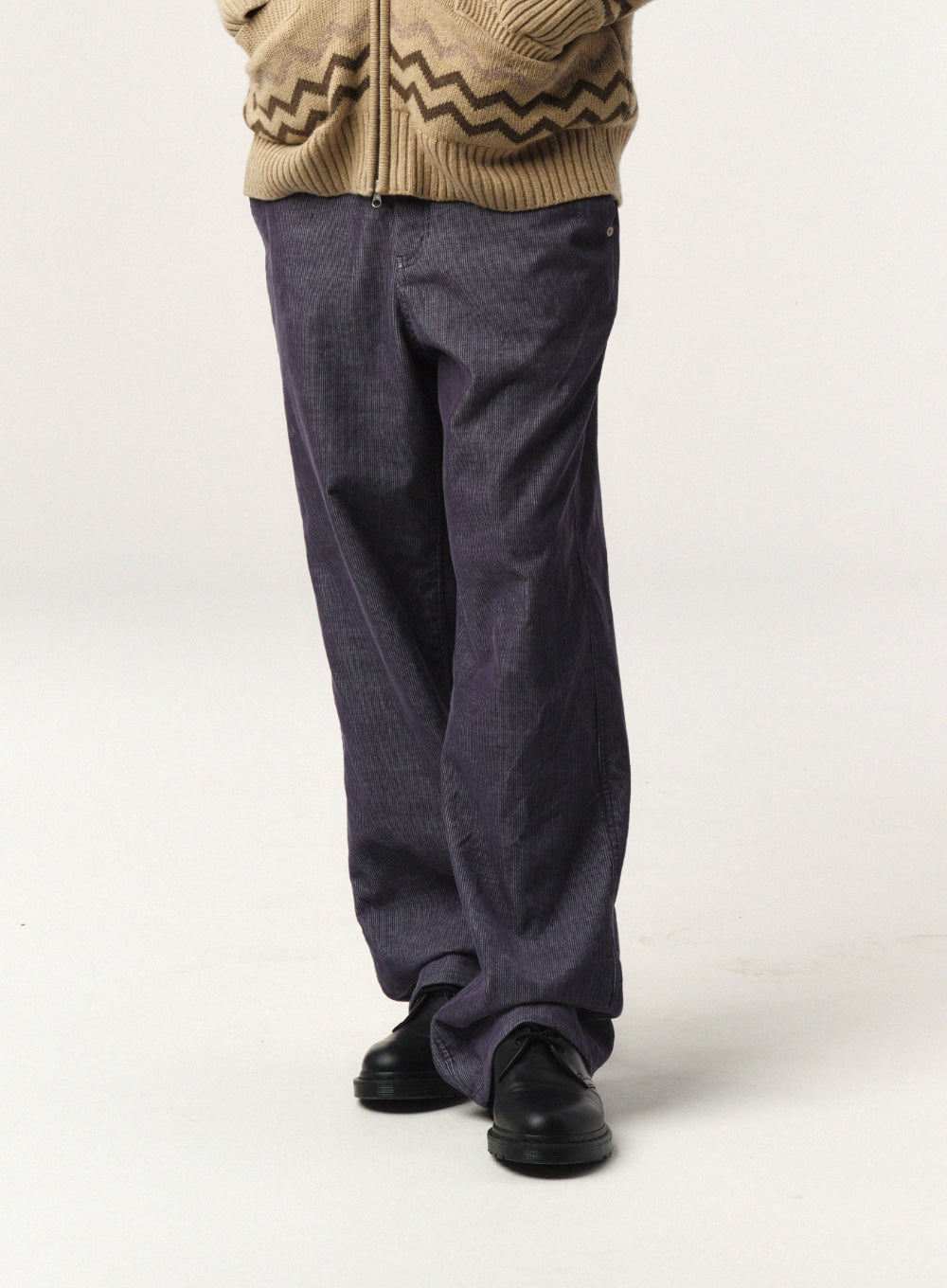 [satur] Camaro Corduroy Fade Pants - Gray