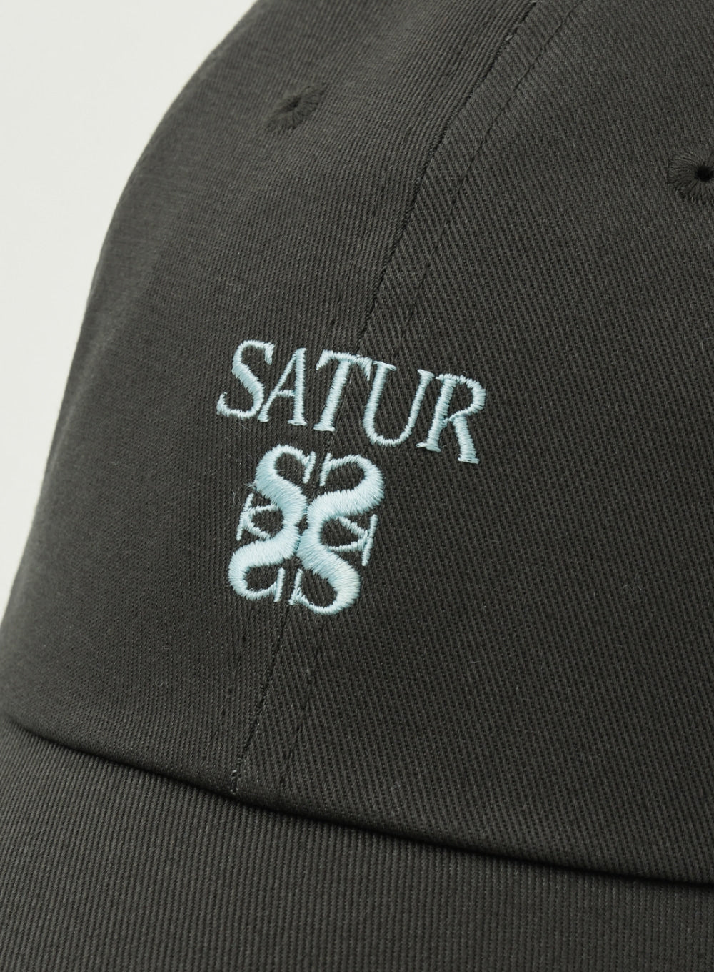 [satur] Classic Logo Ball Cap - Charcoal
