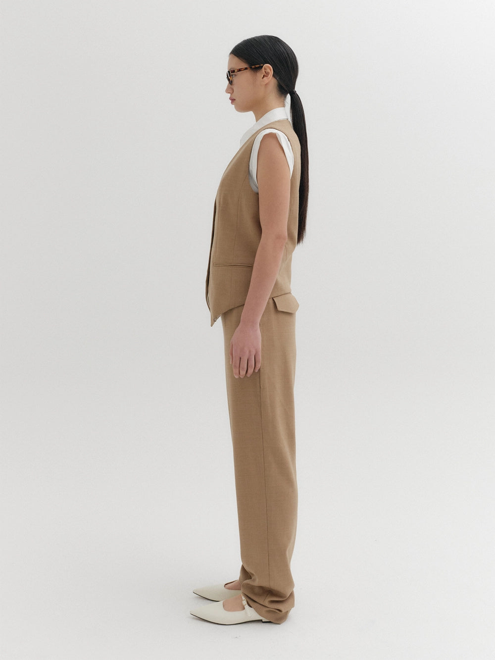 EENK Classic Straight Pants - Camel
