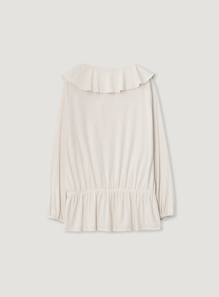 Mango Maniplease Yul Frill Tee Cream