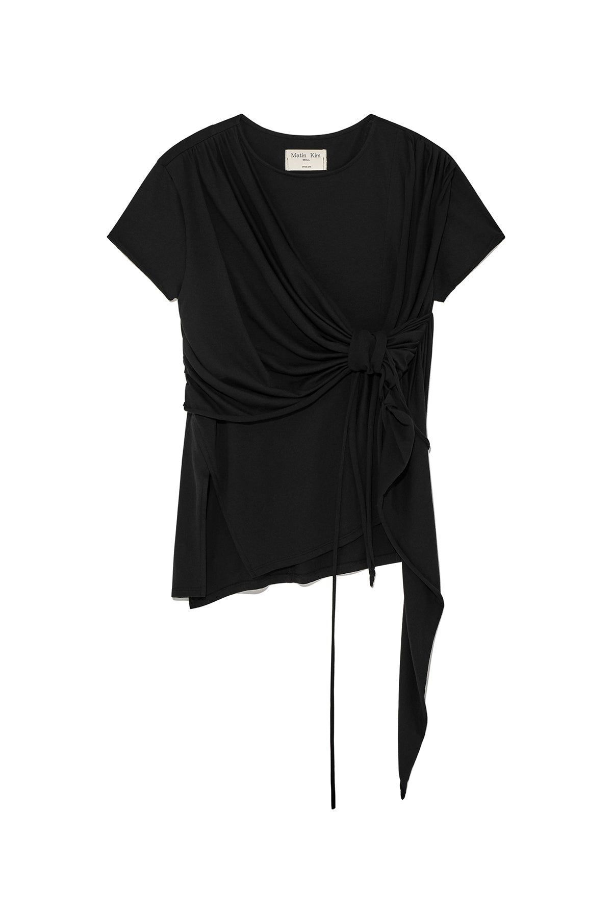 Matinkim Tied Detail String Top IN Black