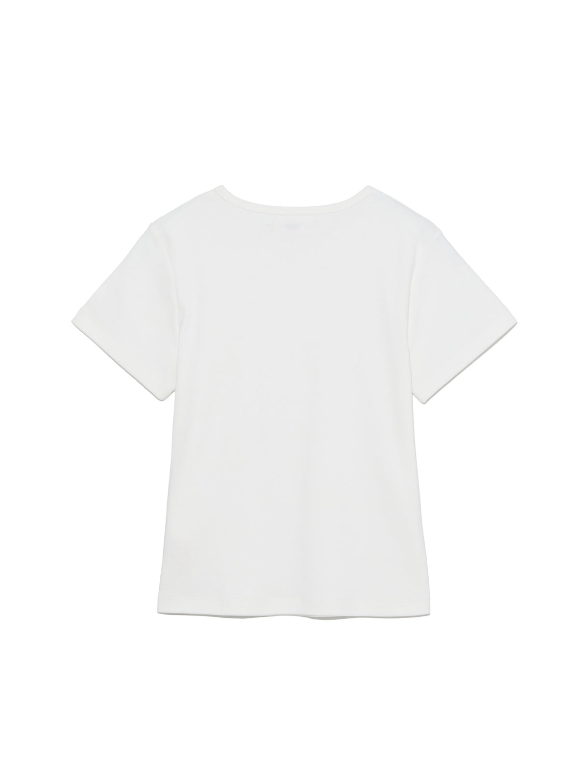 GLOWNY G Baby Tee (Long Version) (White)