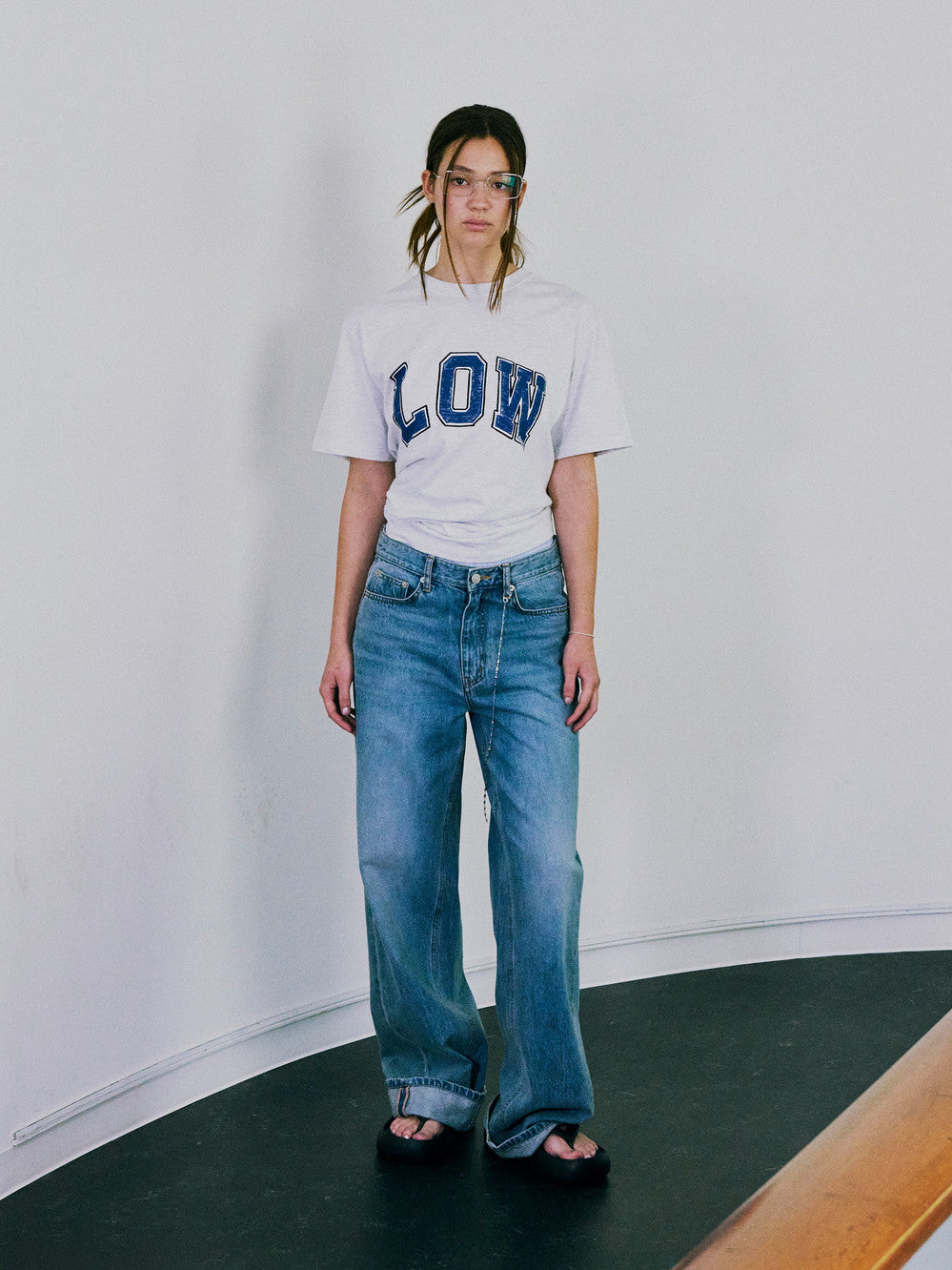 Low Classic Low T-Shirt Light Melange Grey
