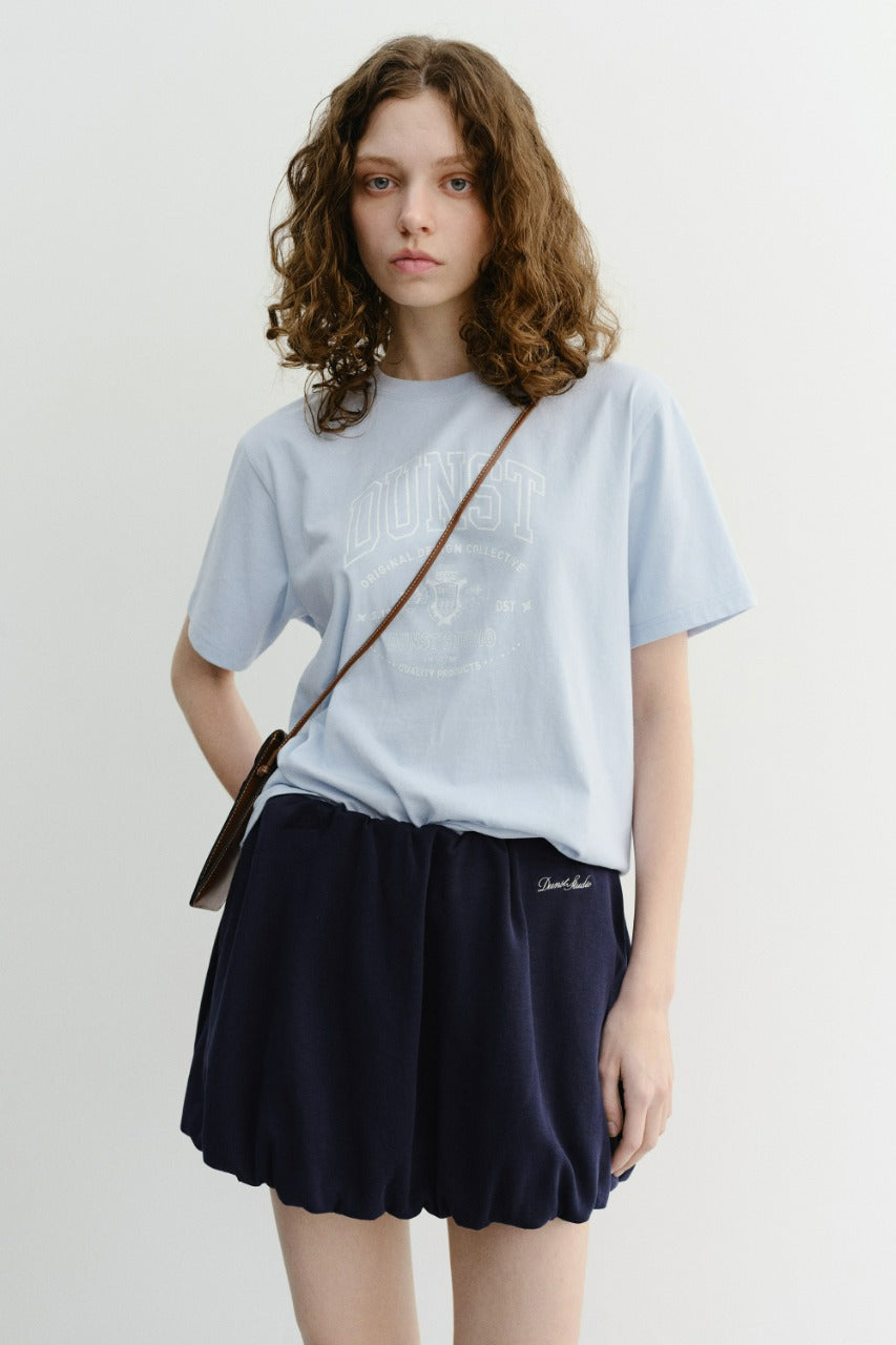 Dunst Unisex Cupid Arch Logo T-Shirt Soft Blue