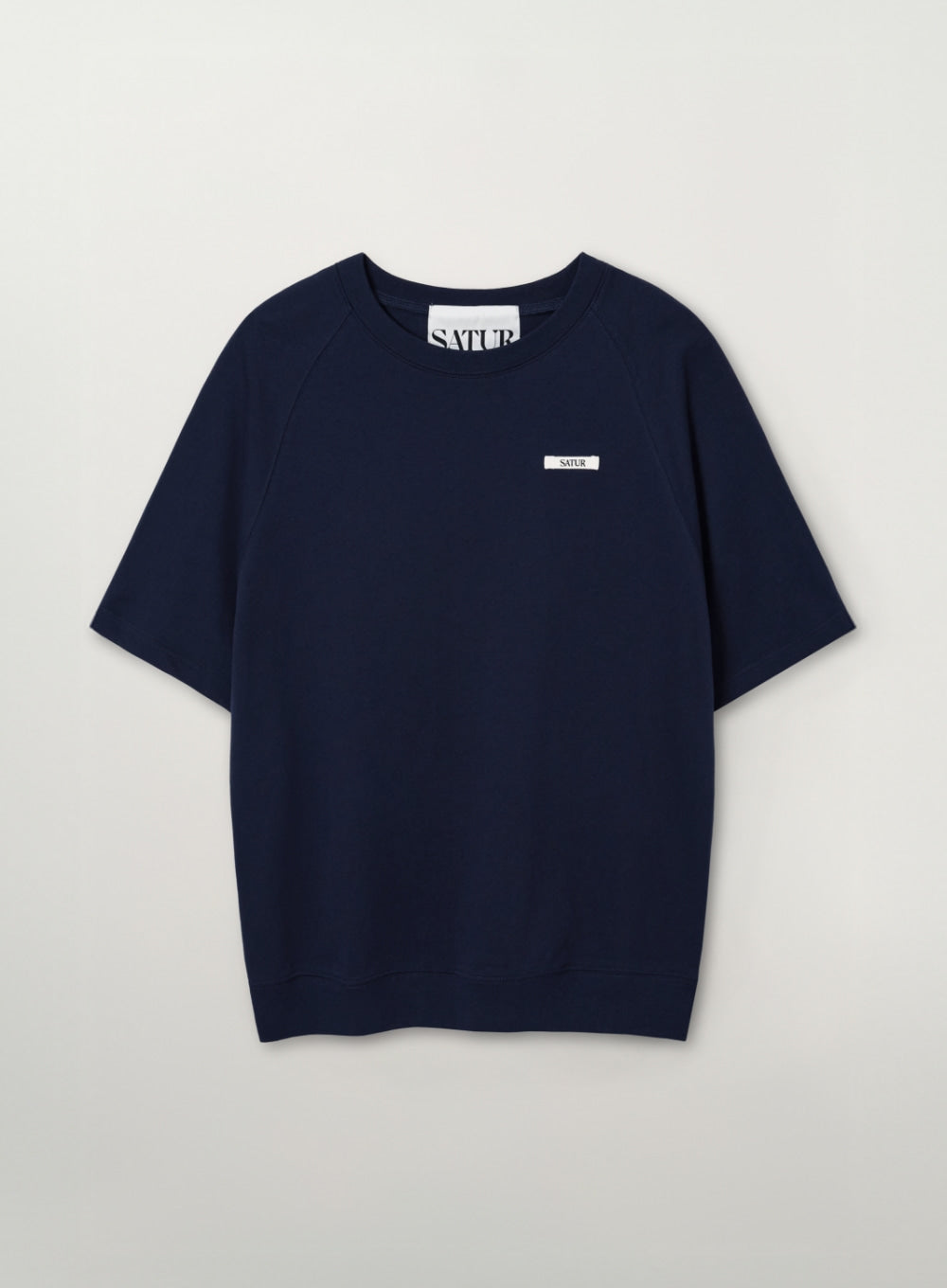 Satur Basic Half Sweatshirt - Navy