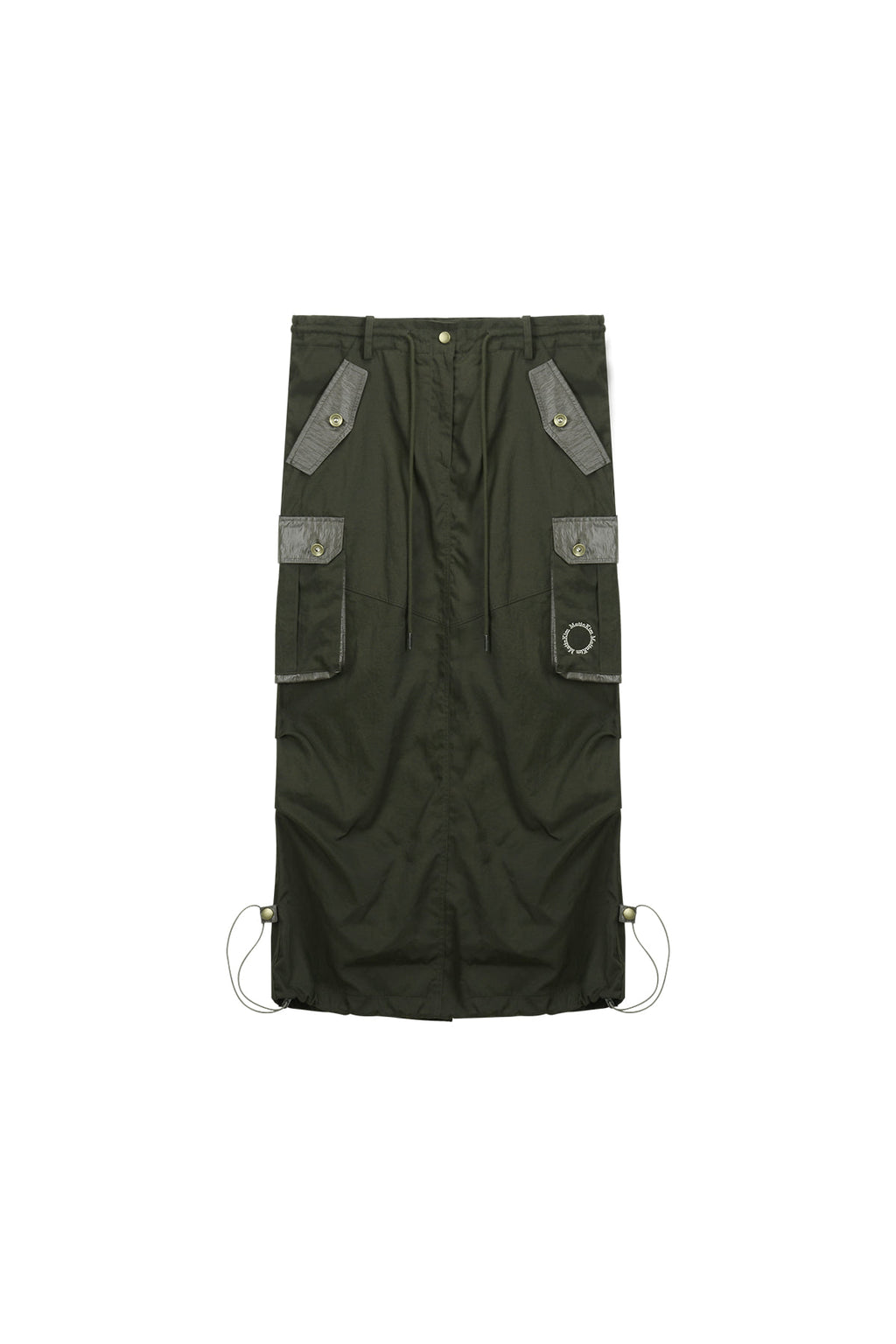 Matinkim Cargo Maxi Skirt IN Khaki