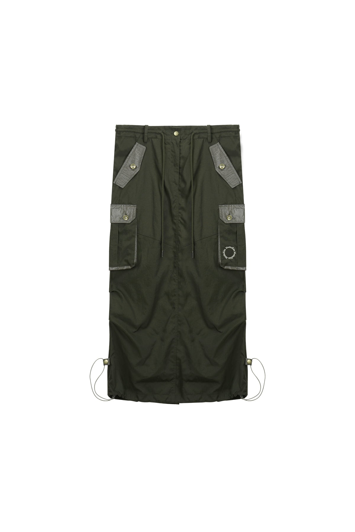 Matinkim Cargo Maxi Skirt IN Khaki