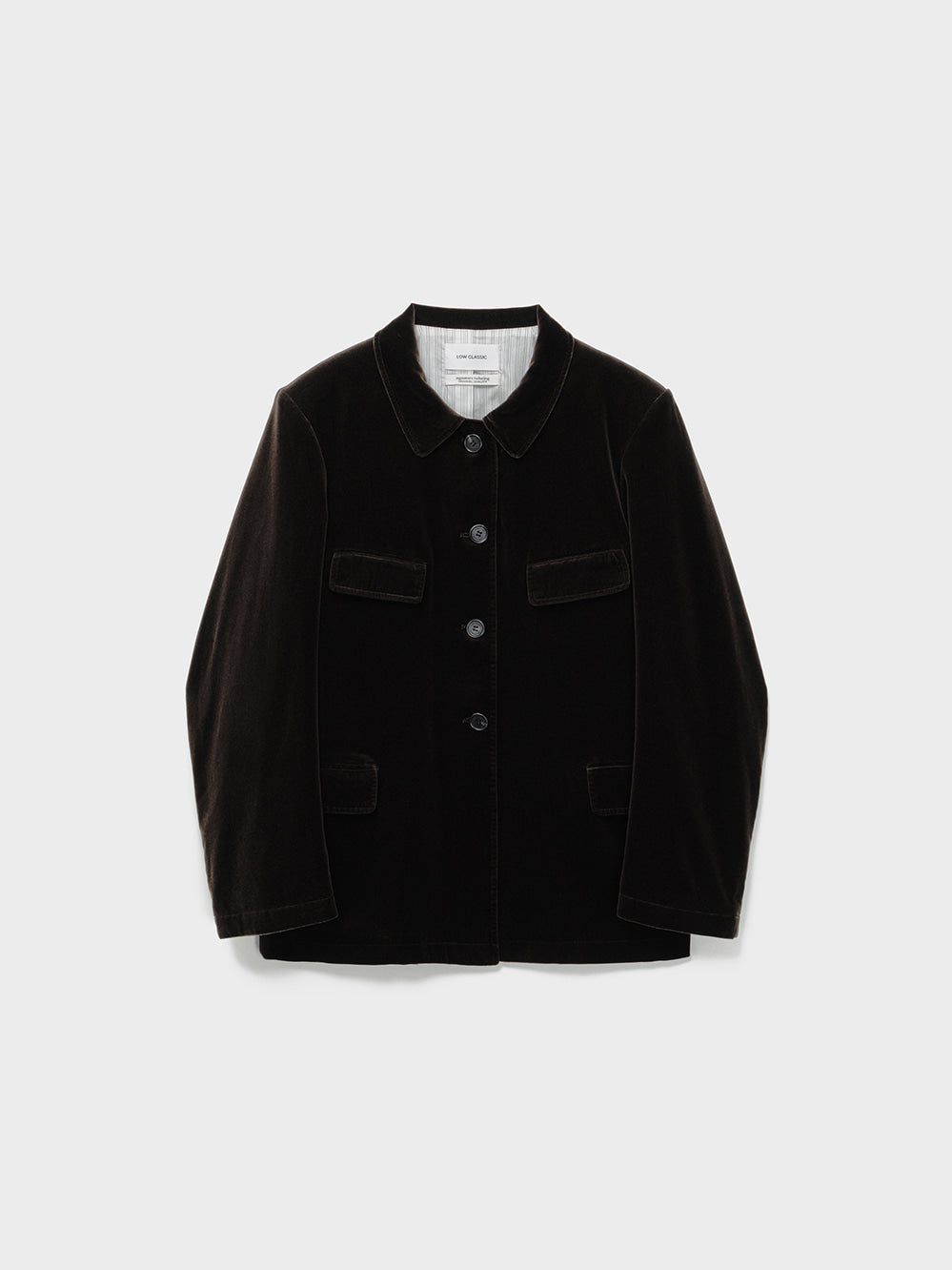 Low Classic Classic Velvet Jacket Brown