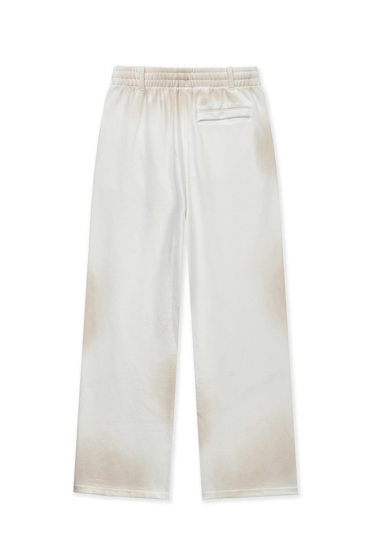 [matinkim] VINTAGE WASHED LOGO SWEATPANTS IN IVORY