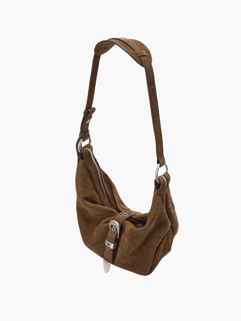 Margesherwood Belted Hobo Medium chestnut nubuck