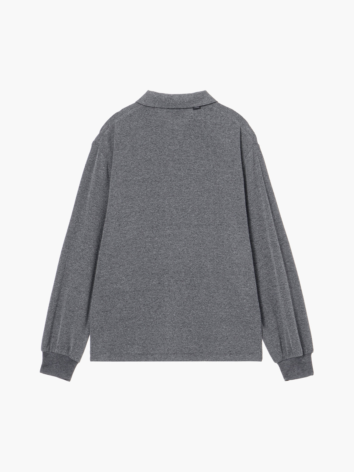 Margesherwood Fleece PK Long Sleeve charcoal