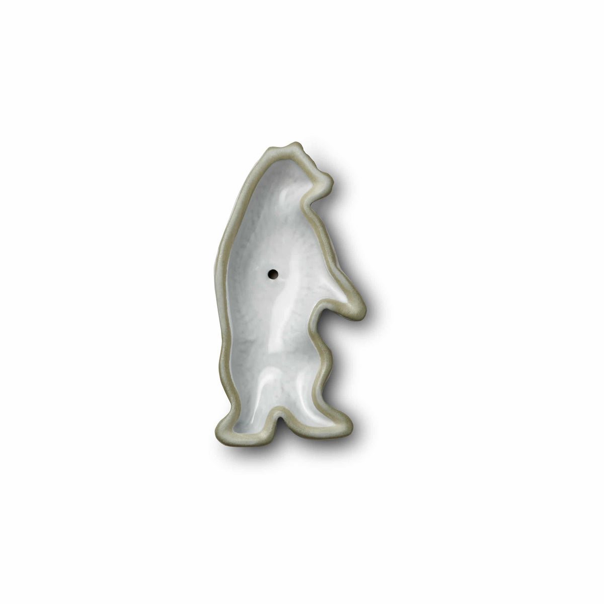 Vunque Incense Holder Baby Bear Grey