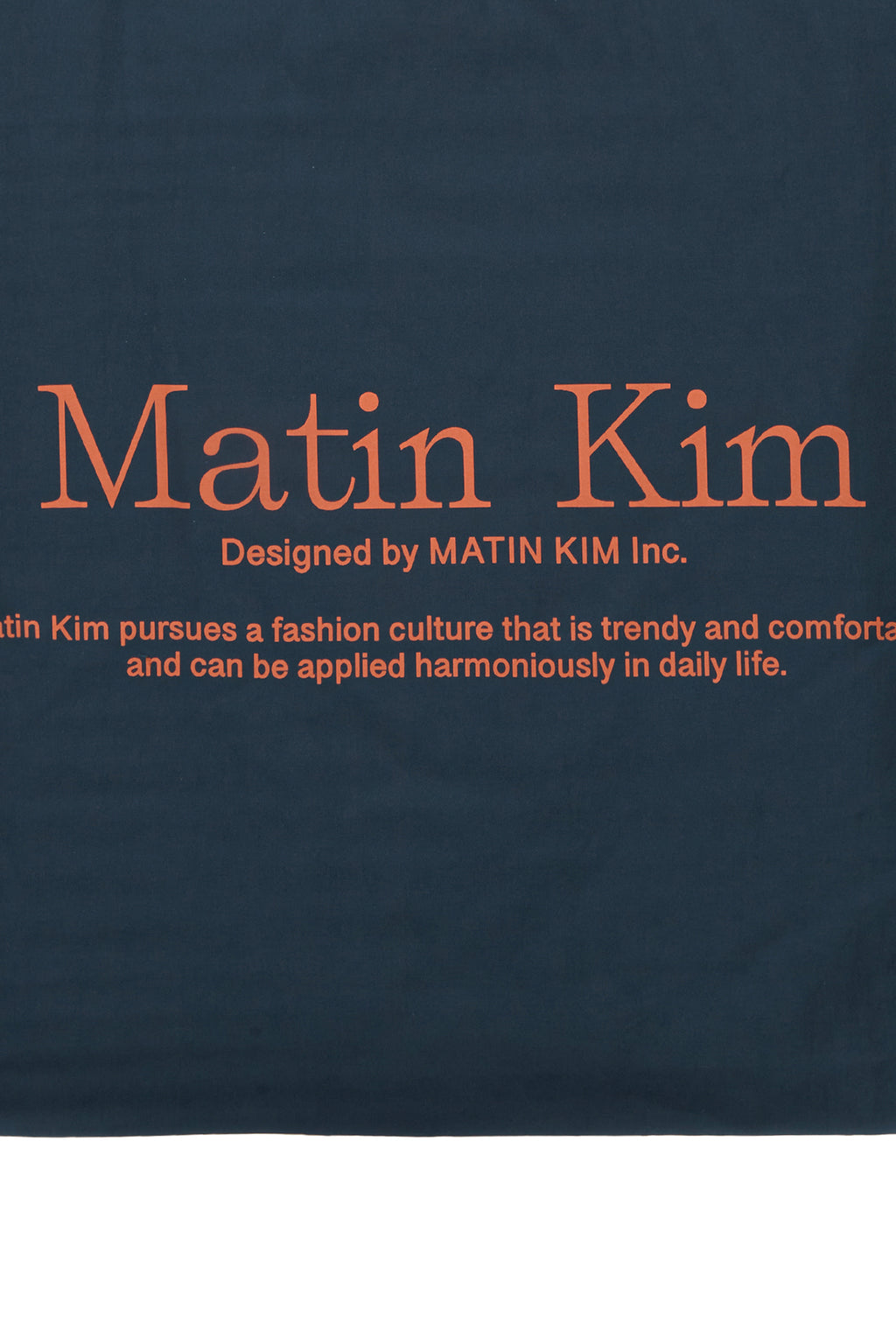 [matinkim] MATIN POPPIN ECOBAG IN NAVY