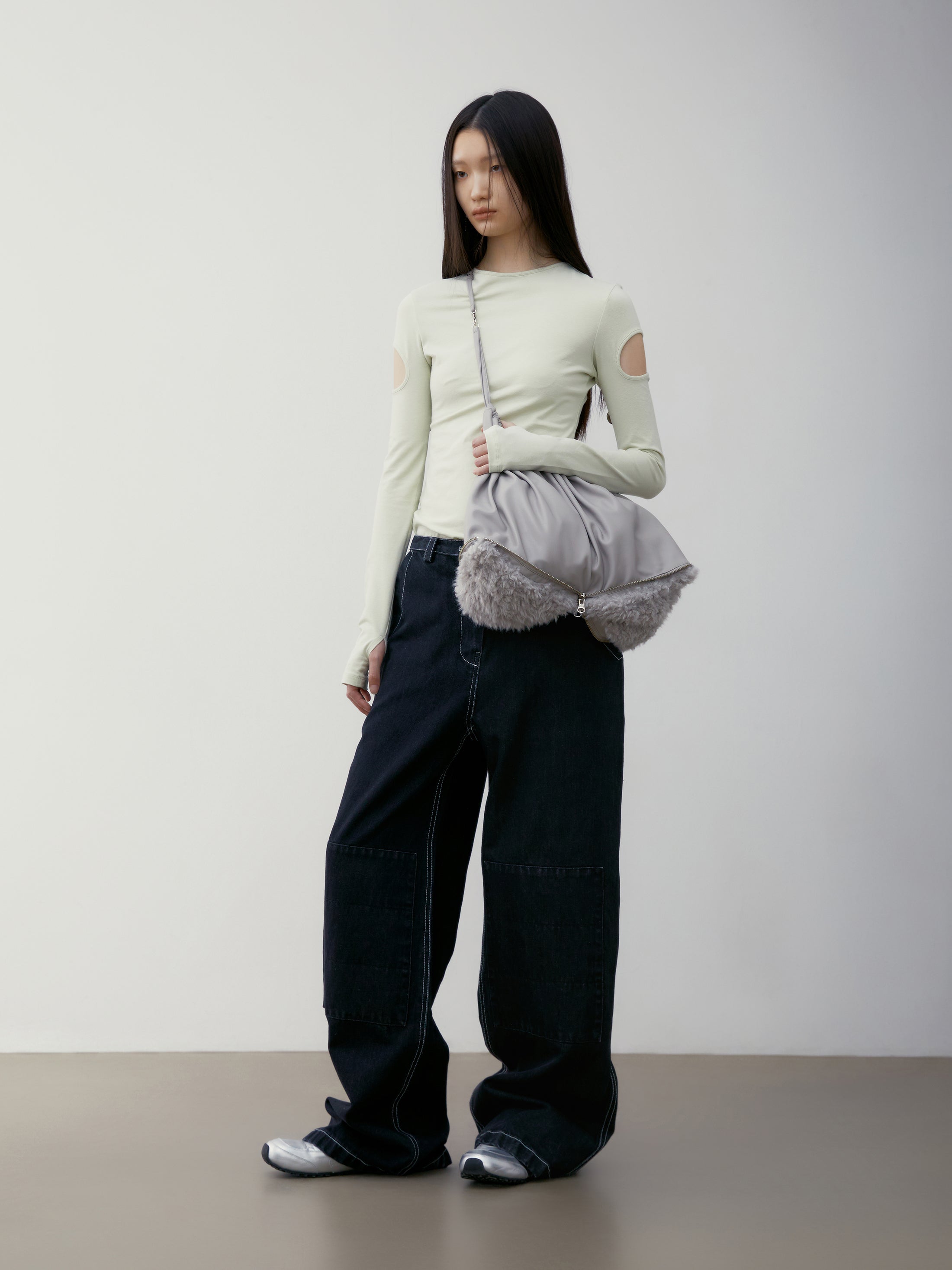 [low_classic] SLEEVE HOLE T-SHIRT
LIME