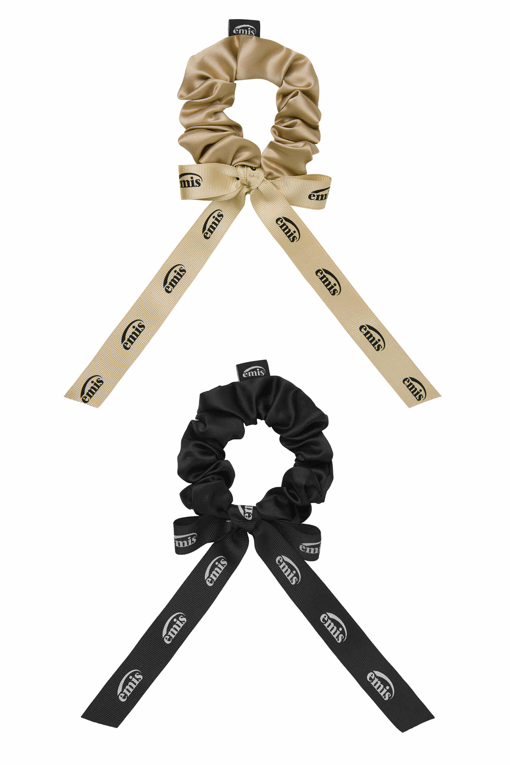 SATIN RIBBON SCRUNCHIE