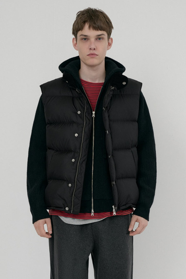 Dunst Unisex Goose Down Vest Black