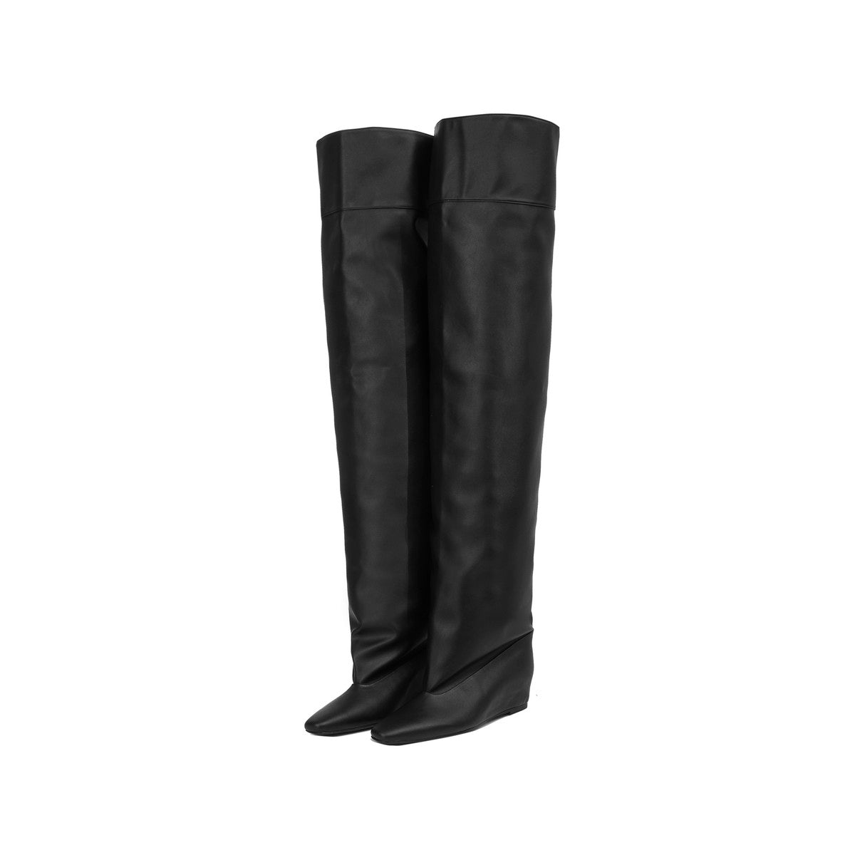Osoi Cuff High Boots Black