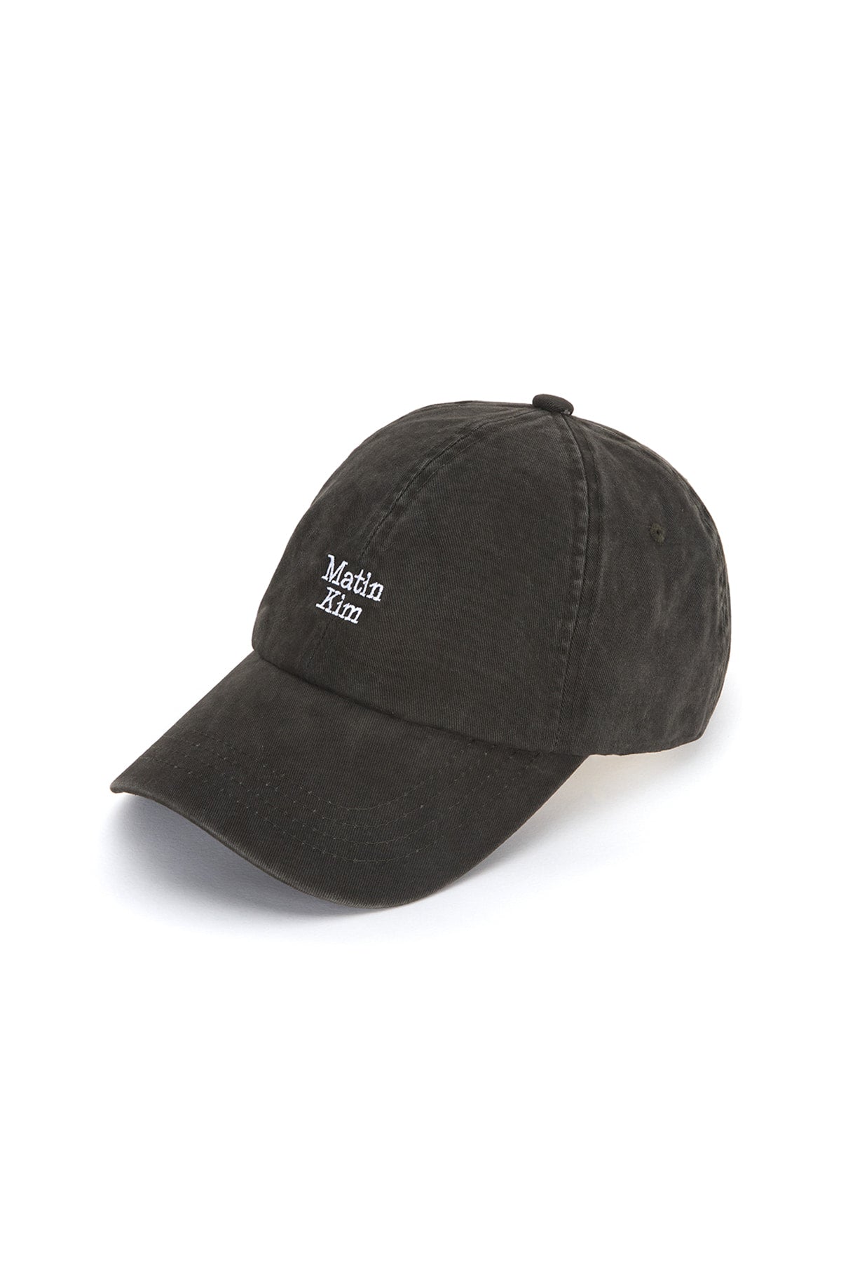 [matinkim] MATIN MINI LOGO BALL CAP IN CHARCOAL