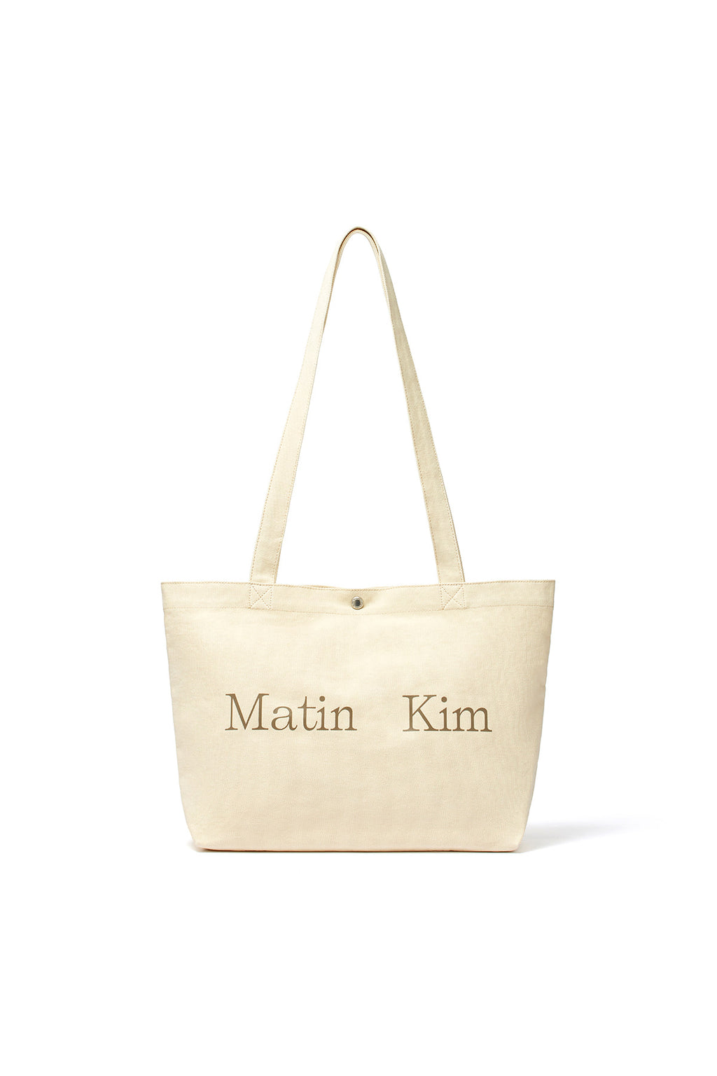 Matinkim Matin Canvas Shoulder Bag IN Light Beige