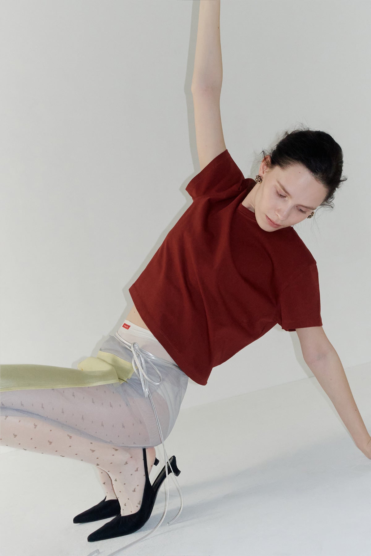 Overdueflair Of Classic T-Shirt Cherry Brown