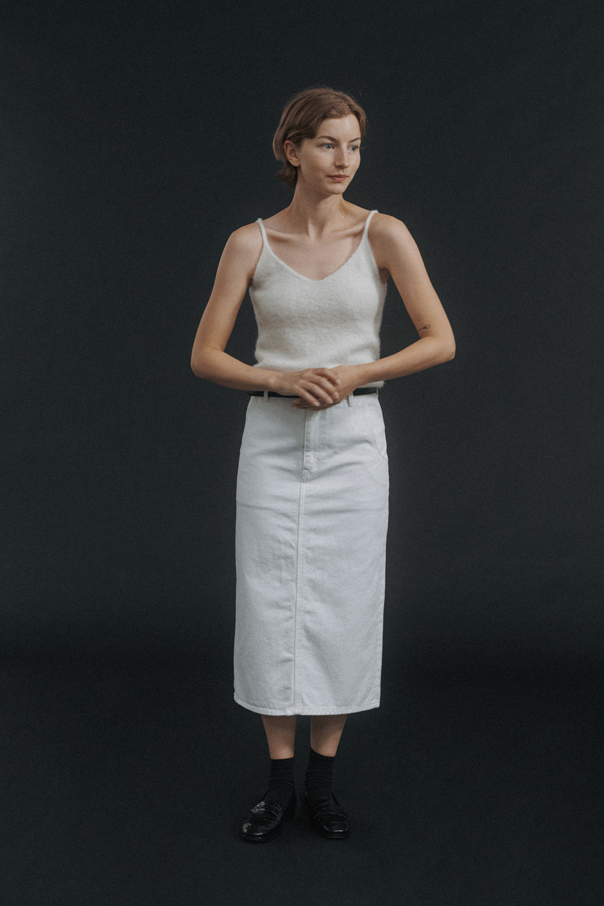 Nothing Written Kotte alpaca sleeveless knit (Ivory)