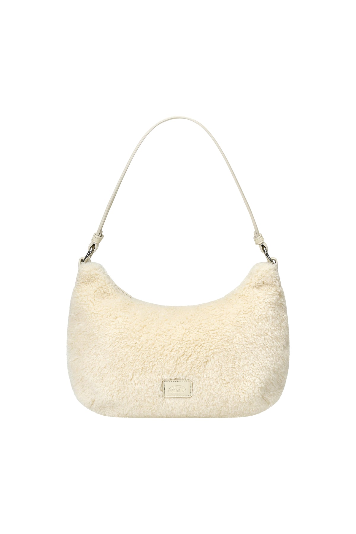 Emis Teddy Hobo Bag-Ivory