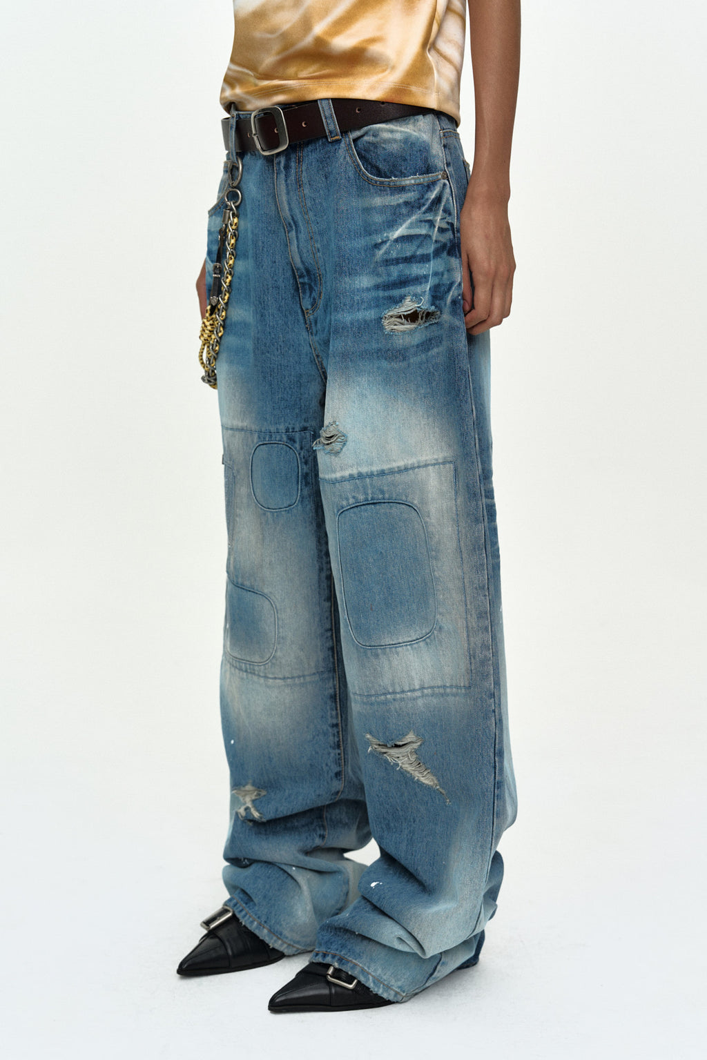 Andersson Bell Repair Loose-Fit Jeans