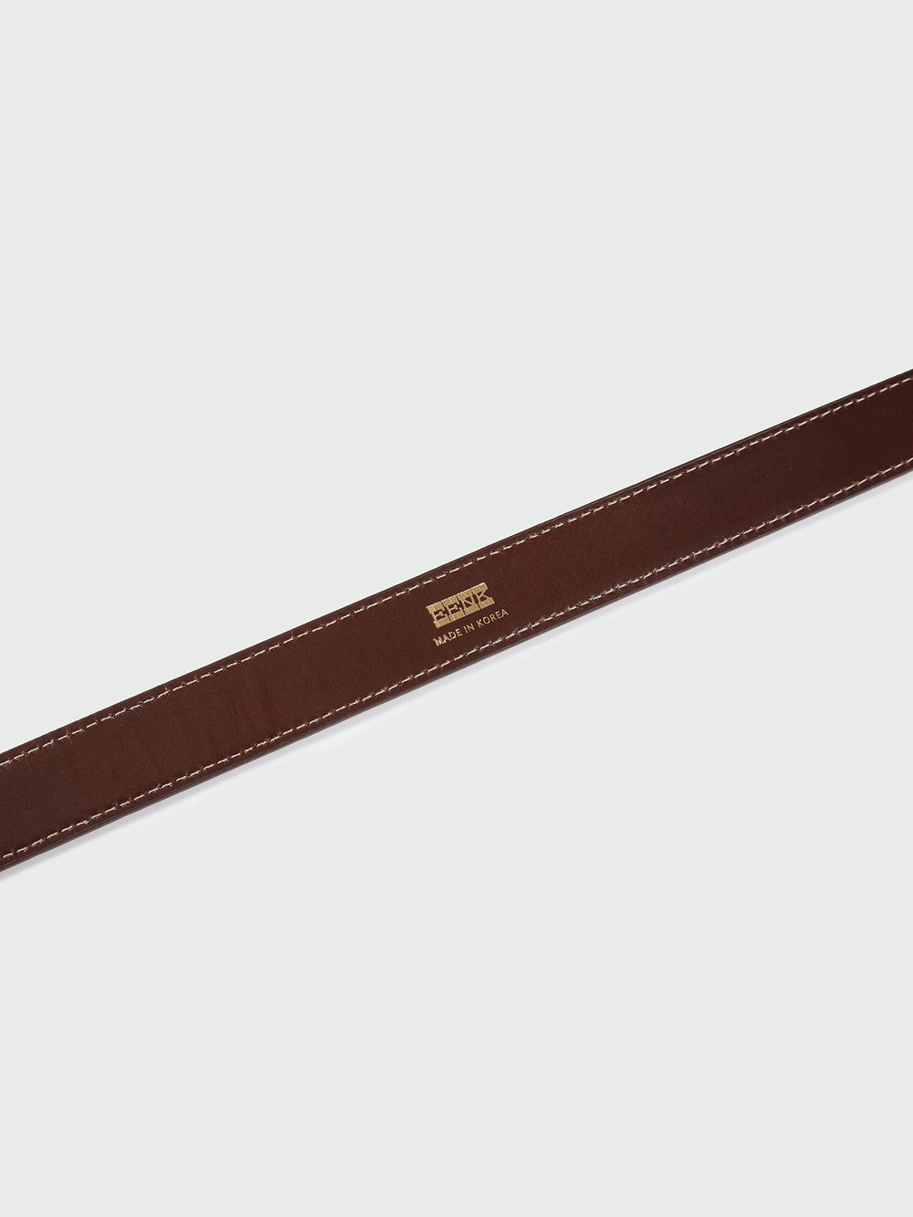 EENK Classic Logo Buckle Belt - Brown