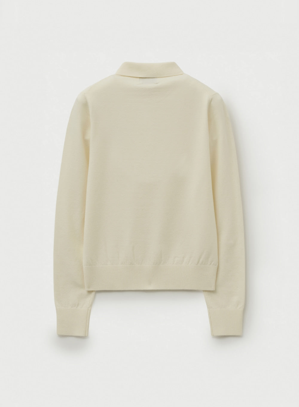 [satur] (W) Basic Polo Knit - Cream