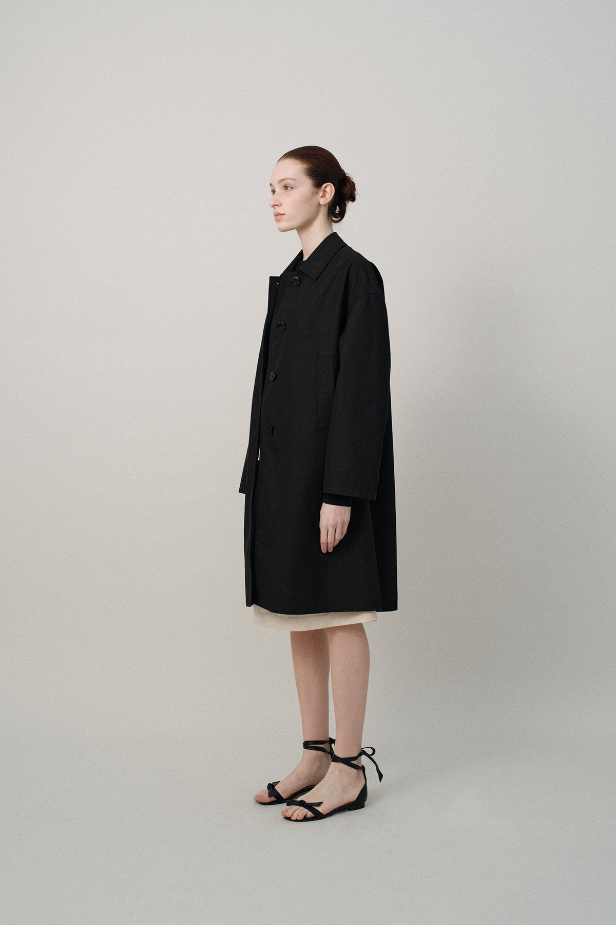 Nothing Written Harri mac coat (Black)