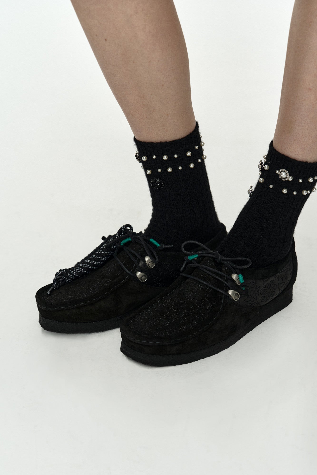 Andersson Bell Adsb X Clarks Wallabee Embroidery