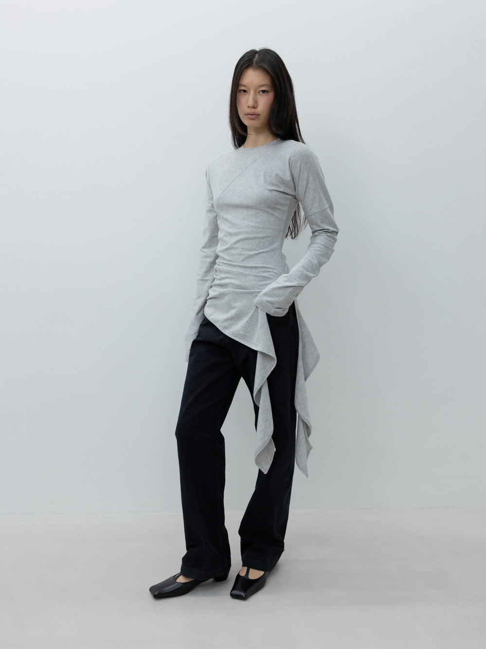 Low Classic Lc Wrap T-Shirt Grey