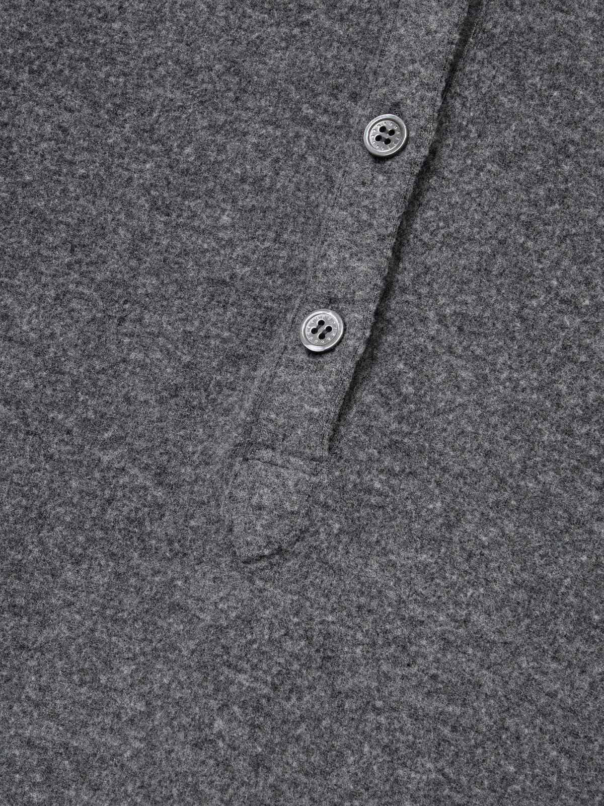 Margesherwood Fleece PK Long Sleeve charcoal