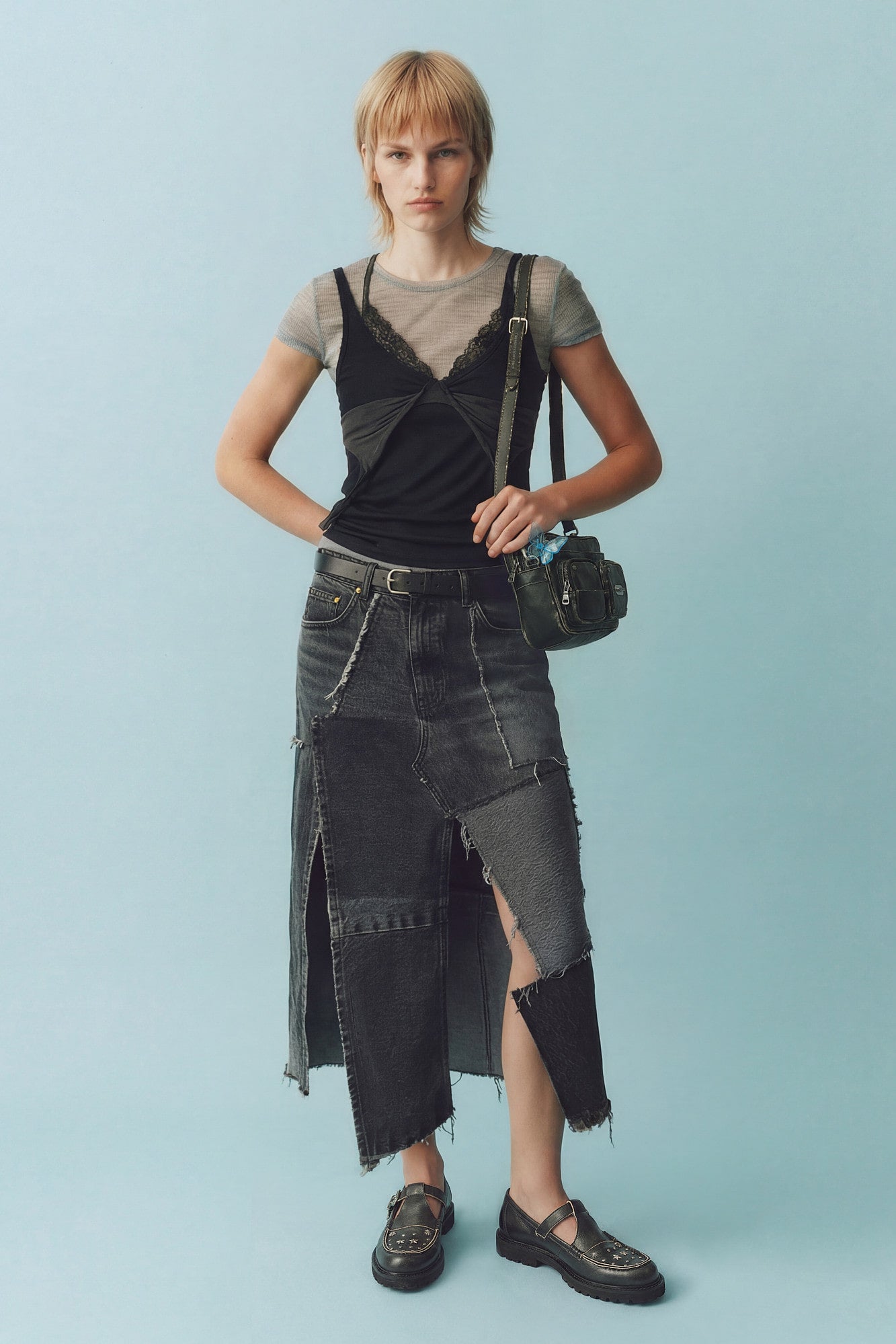 Andersson Bell Upside-Down Layered T-Shirt