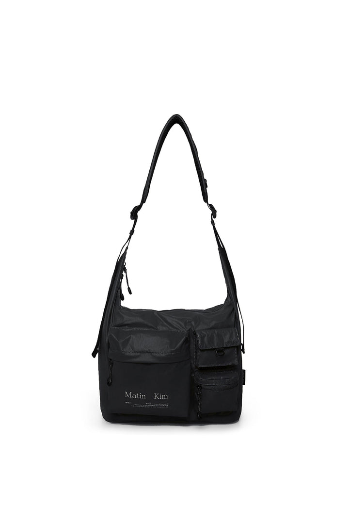 Matinkim Multi-Pocket Lite Cross Bag IN Black